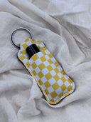 Checkered Lip Balm Sleeves