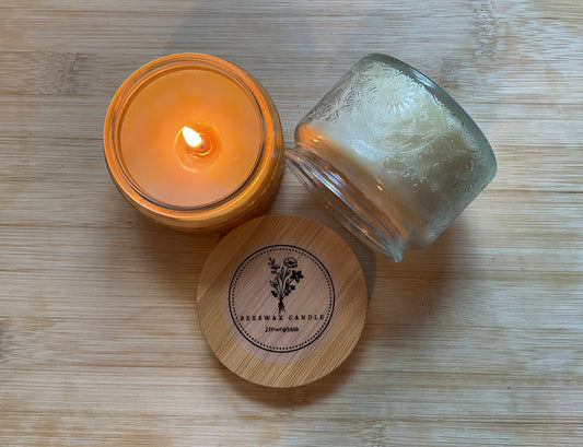 Lemongrass Beeswax Candle