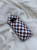 Checkered Lip Balm Sleeves
