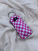 Checkered Lip Balm Sleeves
